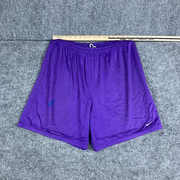 Nike Team Shorts Mens Size XL Purple Mesh Athletic Lightweight Breathable Gym - Picture 1 of 9